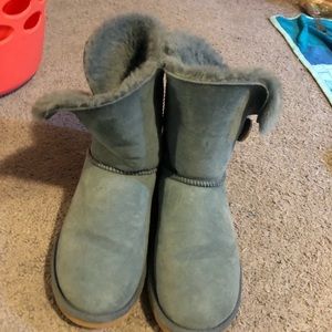 blue UGG boots